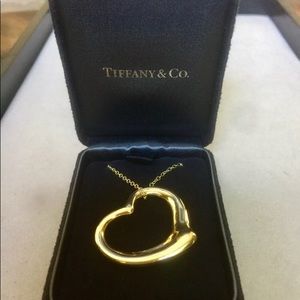 Tiffany & Co. 18K Yellow Perretti Open Heart 30”lg